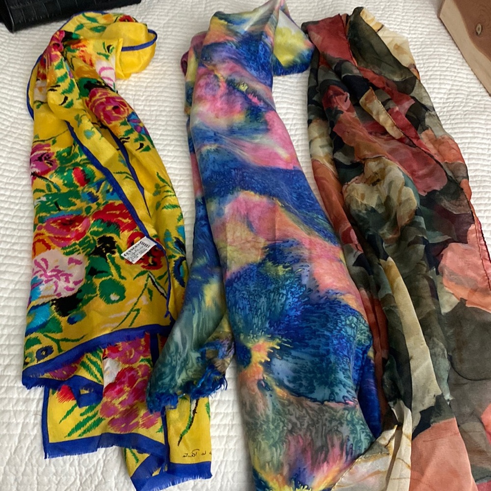 Three scarves for one